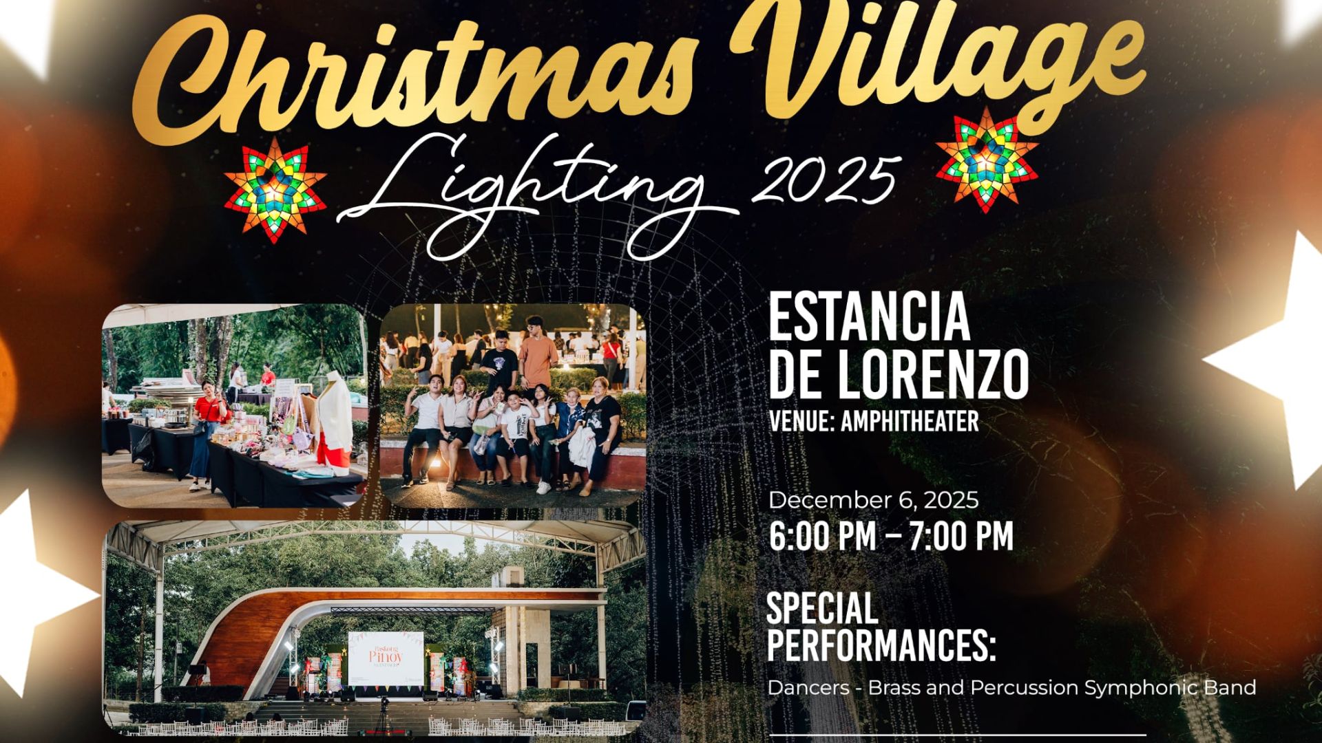 Get Ready to Sparkle! Estancia de Lorenzo Celebrates 9 Years with Dazzling Christmas Village Lighting!